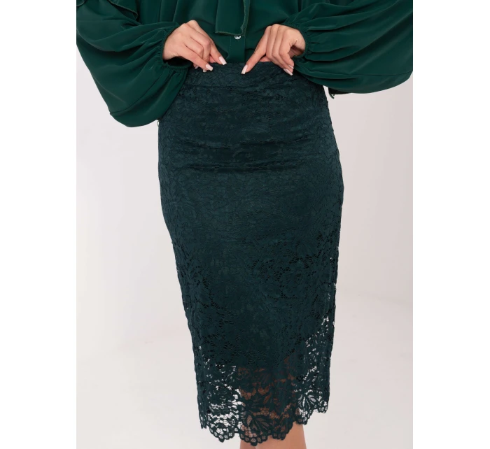 Spódnica IT SD model 21782309 ciemny zielony - FPrice Spódnica IT SD model 21782309 ciemny zielony - FPrice