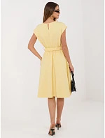 Sukienka MI SK  jasny żółty model 22128392 - FPrice