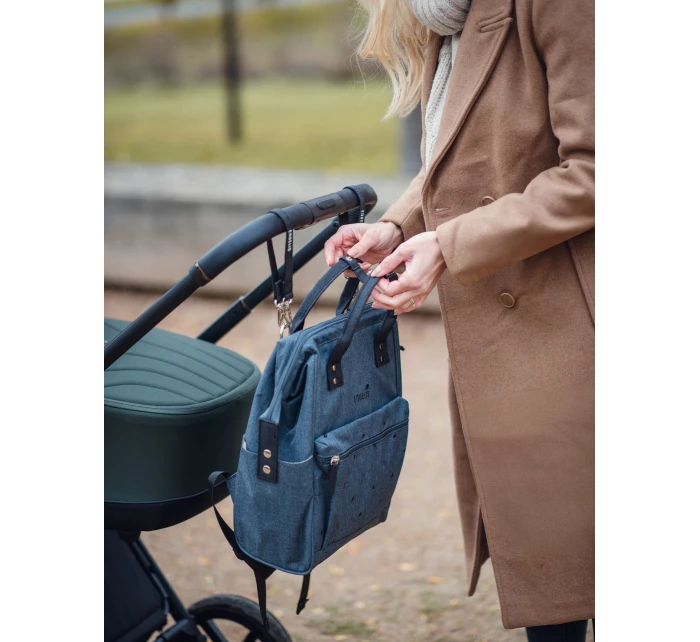 Dámský batoh na kočárek Engelis Manna Blue Dámský batoh na kočárek Engelis Manna Blue