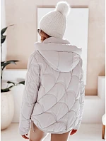 Dámská zimní bunda TY5042  sv. šedá - FashionStreet