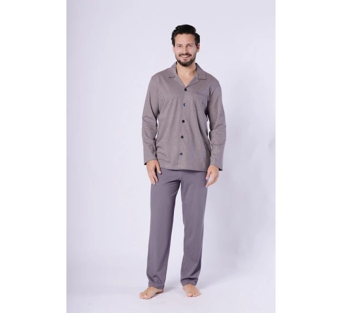Pyžamo  long/r M2XL rozepínací model 22014725 - HOTBERG