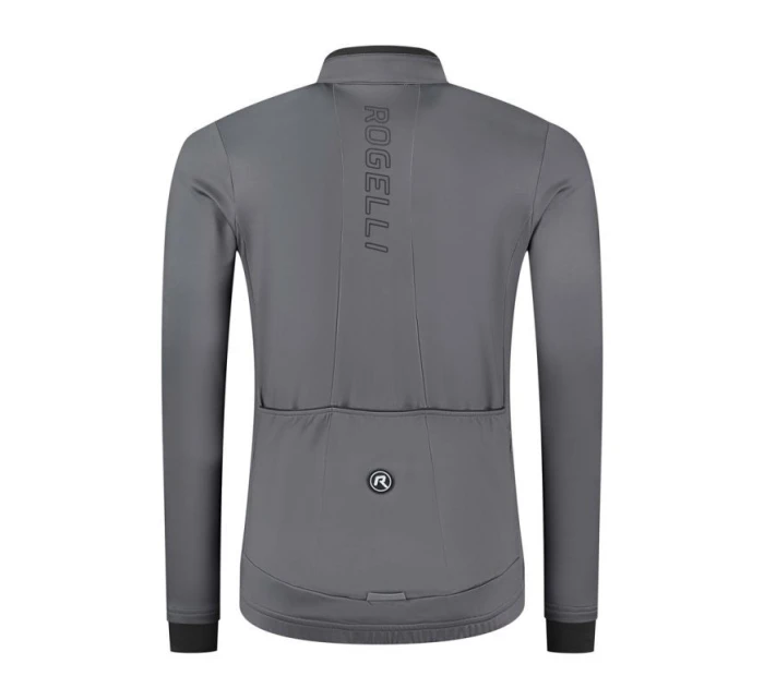 Rogelli ESSENTIAL dres s dlouhým rukávem graphite M