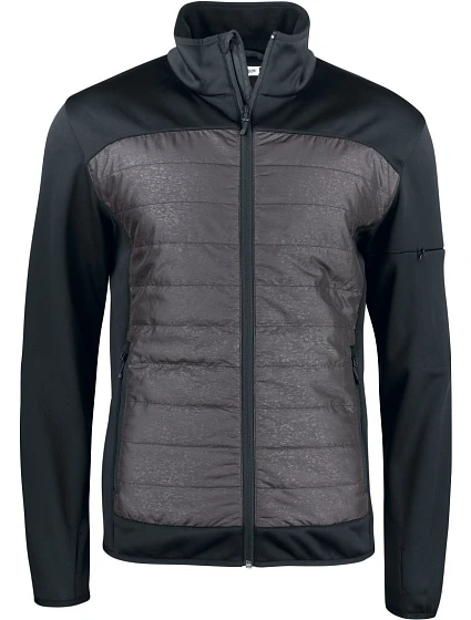 Clique Custer Jacket Men Pánská reflexní hybridní bunda 67.0933 black/reflective Clique Custer Jacket Men Pánská reflexní hybridní bunda 67.0933 black/reflective