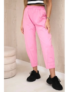 Kalhoty s kapsami Summer Punto světle růžová