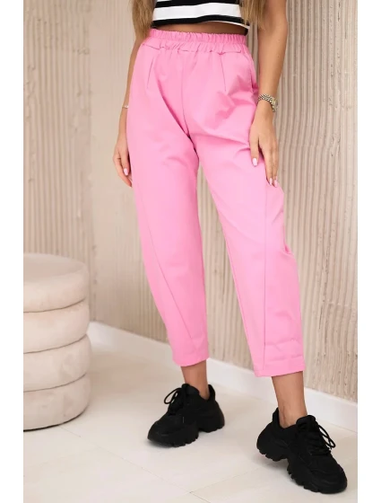 Kalhoty s kapsami Summer Punto světle růžová