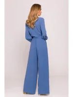 model 21136161 Crop top s vázáním vpředu džíny - Moe