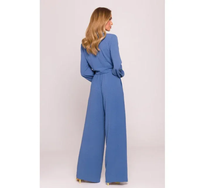 model 21136161 Crop top s vázáním vpředu džíny - Moe