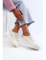 Dámské tenisky s paměťovou pěnou BIG STAR - bílé Dámské tenisky s paměťovou pěnou BIG STAR - bílé