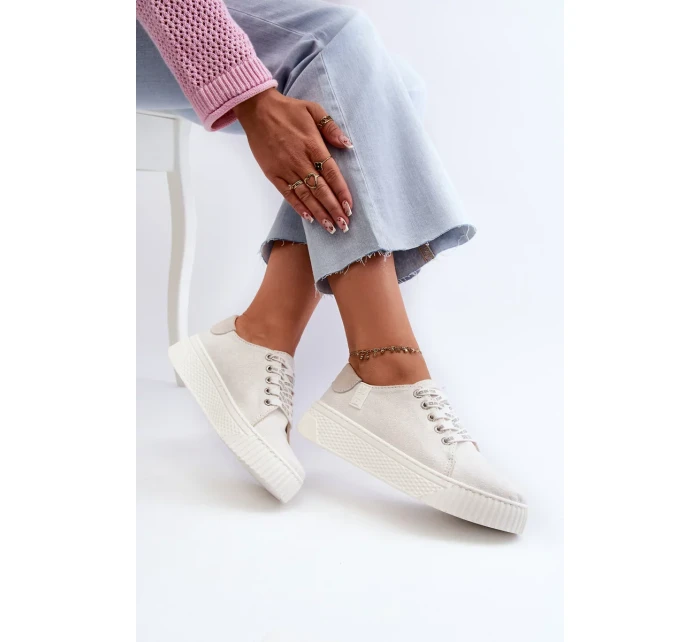 Dámské tenisky s paměťovou pěnou BIG STAR - bílé Dámské tenisky s paměťovou pěnou BIG STAR - bílé