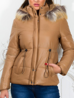 Trendy winter jacket with a detachable hood