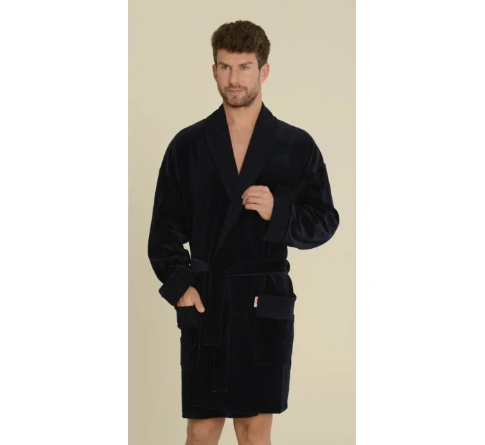 Krátký pánský župan model 15232555 - De Lafense