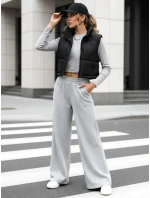 Dámský komplet kalhot a topu šedý Dstreet model 21970710 - FashionStreet Dámský komplet kalhot a topu šedý Dstreet model 21970710 - FashionStreet