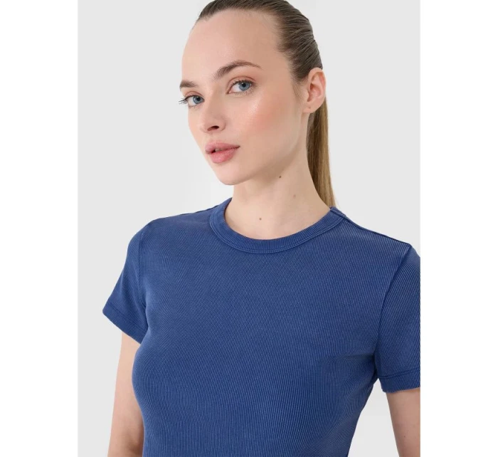 Dámské žebrované tričko model 21436864 - 4F Dámské žebrované tričko model 21436864 - 4F