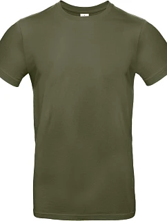 B&C #E190 Tričko z těžké bavlny 01.003T urban khaki