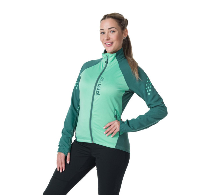 Dámská běžecká bunda NORDIM-W Tmavě zelená - Kilpi
