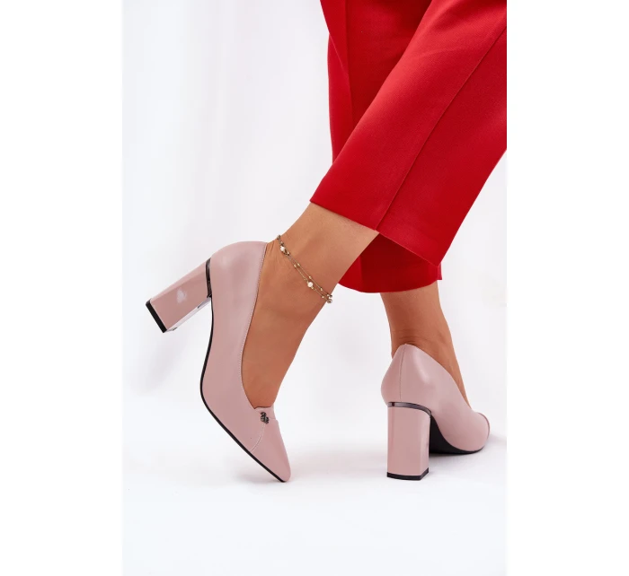 Elegantní Lodičky Na Podpatku Vinceza 62224 Růžové