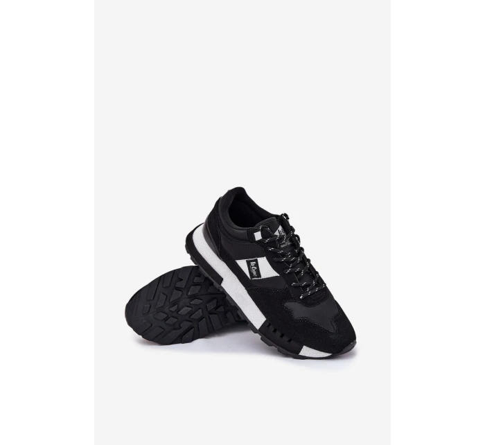 Zateplené pánské sneakers na platformě Lee Cooper LCJ-25-03-3378M černé