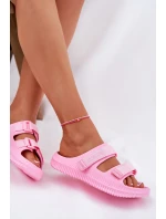 Dámské Pěnové Sandály Se Zipem Big Star Růžové model 21695310 - Big Star Shoes Dámské Pěnové Sandály Se Zipem Big Star Růžové model 21695310 - Big Star Shoes