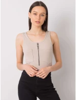 Dámský top DHJ TP 13287.36P béžová