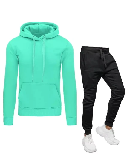 Pánské mátové a černé tepláky od model 21967522 - Dstreet