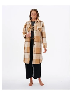 RIP CURL Breeze Check Jacket camel