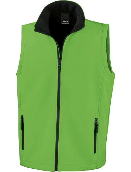 Result R 232M Pánská 2-vrstvá softshell vesta "Printable" 30.232M vivid green/black Result R 232M Pánská 2-vrstvá softshell vesta "Printable" 30.232M vivid green/black