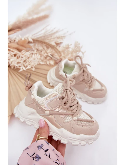 Sportovní boty sneakers dětské béžové model 21700447 - Boto