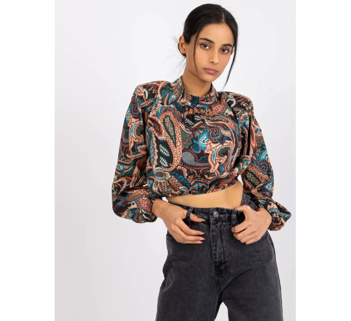 Halenka DHJ BZ 15170.39 černá a béžová