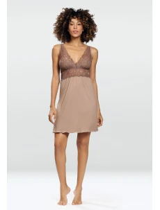 Dámská košilka Evelina Cappucino chemise - Dkaren
