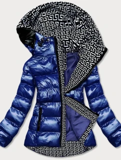 METALICZNA KURTKA DAMSKA Z KAPTUREM model 21243061 - SPEED.A