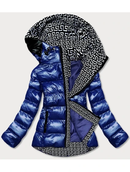 METALICZNA KURTKA DAMSKA Z KAPTUREM model 21243061 - SPEED.A