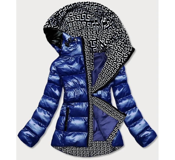 METALICZNA KURTKA DAMSKA Z KAPTUREM model 21243061 - SPEED.A