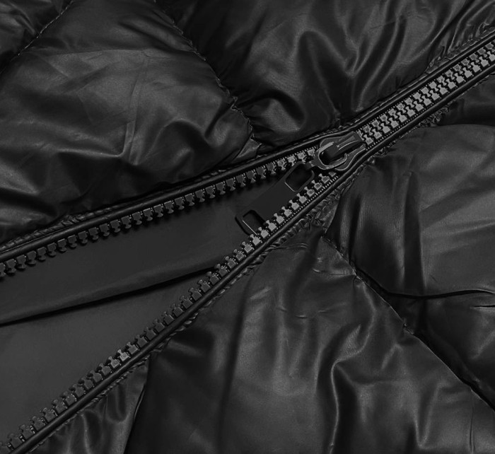 Černá dámská bunda pro přechodné období (YP-22081-1)