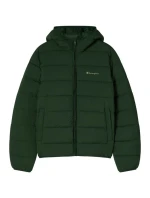 Pánská bunda s kapucí zelená pánské model 21813678 - CHAMPION Pánská bunda s kapucí zelená pánské model 21813678 - CHAMPION