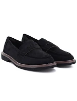 Dámské polobotky Lordsy, černé, ze semiše, Vinceza 62335 Dámské polobotky Lordsy, černé, ze semiše, Vinceza 62335