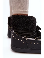 Dámské zateplené zimní sněhule černé model 21637510 - Boto Dámské zateplené zimní sněhule černé model 21637510 - Boto