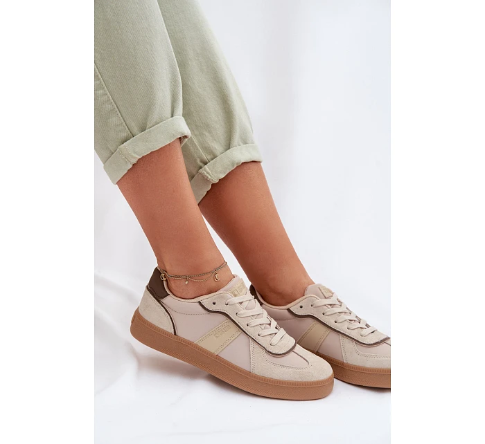 Dámské tenisky Big Star model 22042617 Béžové - Big Star Shoes Dámské tenisky Big Star model 22042617 Béžové - Big Star Shoes