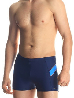 Pánské plavecké šortky William Pattern 432 tm.modré - AQUA SPEED