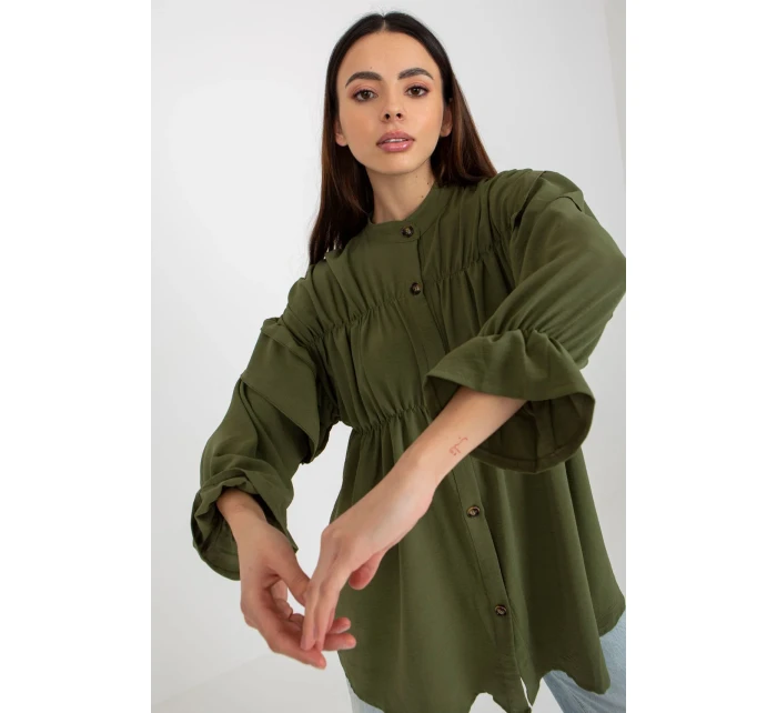 Košile s dlouhým rukávem model 175460 Och Bella Košile s dlouhým rukávem model 175460 Och Bella