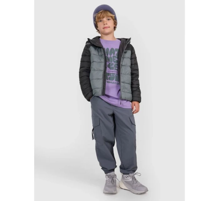 Chlapecká péřová bunda se syntetickou výplní 4F 4FJRAW25TDJAM0770-25S