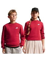 Dětská mikina Sportswear Club Fleece, červená, model 22309988 - NIKE