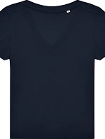 B&C #E150 V /women Dámské tričko s výstřihem do V 01.014T navy