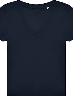 B&C #E150 V /women Dámské tričko s výstřihem do V model 22444700 navy