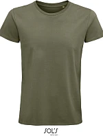 SOL'S Pioneer Men Pánské tričko z bio bavlny 25.3565 khaki