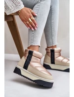 Nízké Sněhule Na Silné Podešvi D.Franklin Béžové DFSH371010