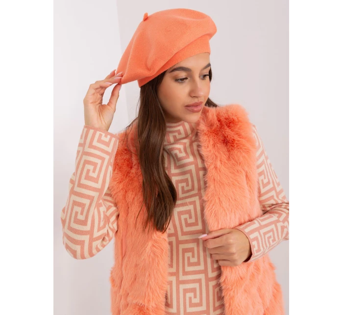 Czapka AT CZ model 18969944 brzoskwiniowy - FPrice Czapka AT CZ model 18969944 brzoskwiniowy - FPrice