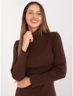 RV SK šaty A1048.83 tmavě hnědé RV SK šaty A1048.83 tmavě hnědé