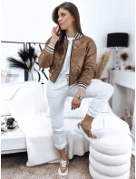 Dámská bunda BOMBER camel FashionStreet TY3431