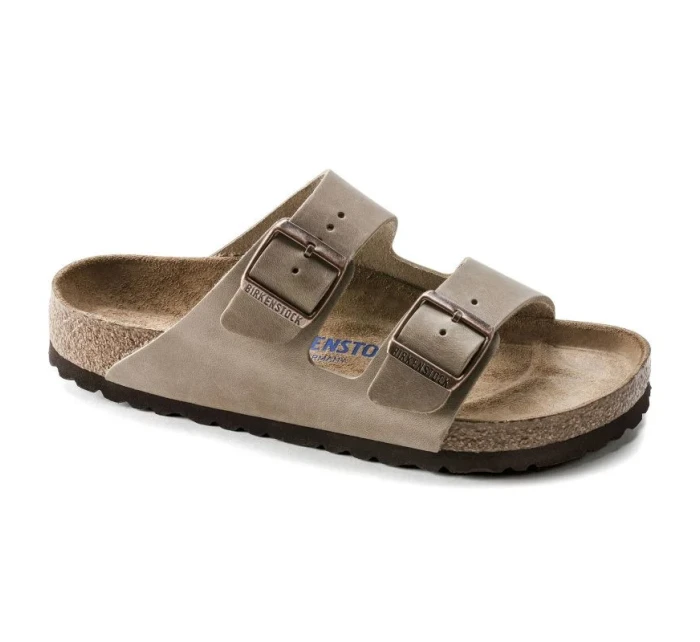 Birkenstock Arizona Soft Footbed Oiled Leather Tabacco Brown úzké žabky pro muže/dámy (0552813) Birkenstock Arizona Soft Footbed Oiled Leather Tabacco Brown úzké žabky pro muže/dámy (0552813)