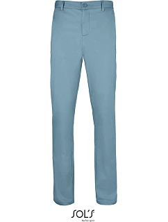 SOL'S Men Pánské saténové elastické kalhoty dark blue model 22521026